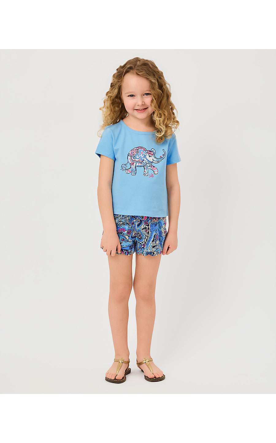 Mini Clairmont Top Multi Paisley Parade Childrens Graphic