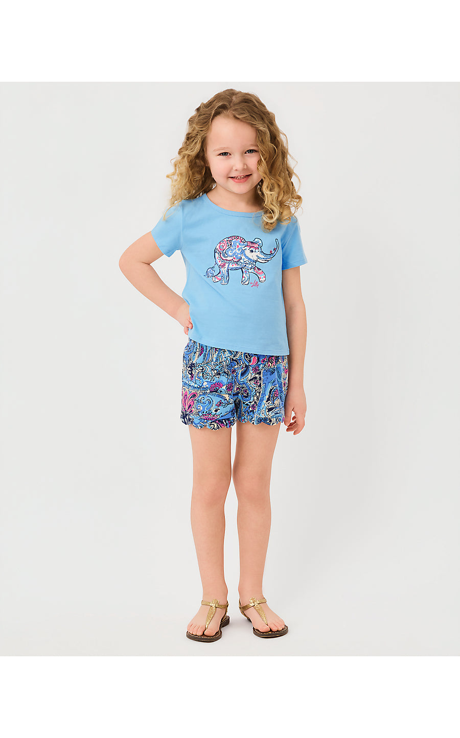 Mini Clairmont Top Multi Paisley Parade Childrens Graphic