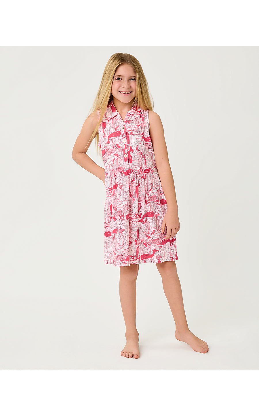 Mini Arley Dress Paradise Punch Thar She Blows