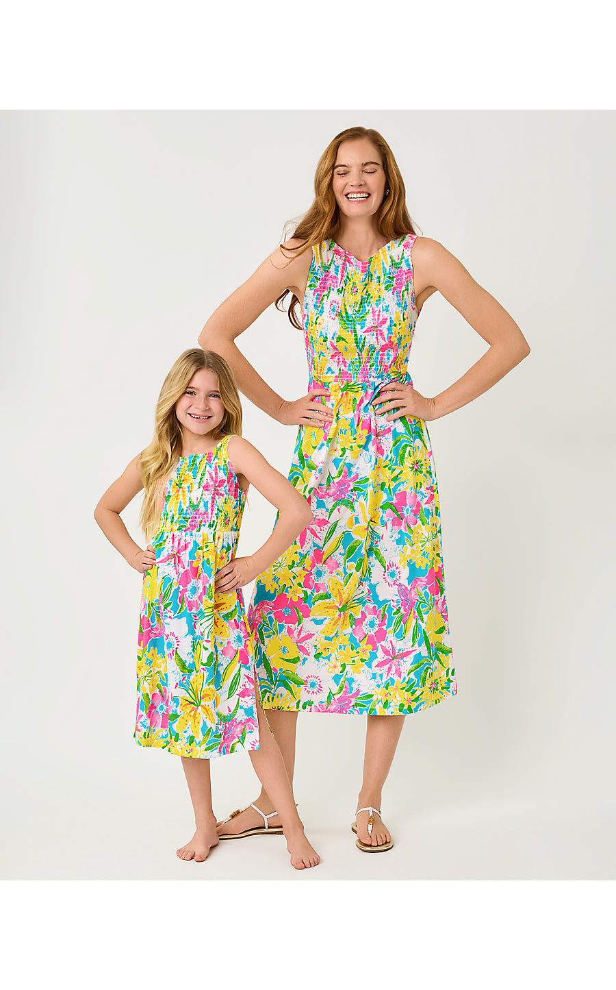 Mini Finnley Midi Dress Multi Lovely Lilly