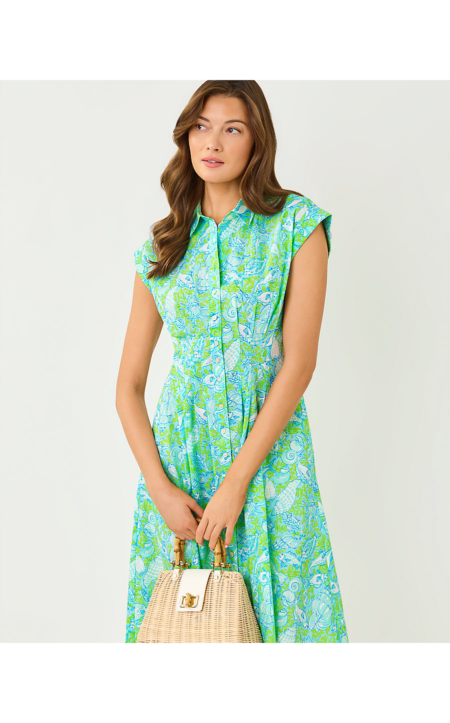 Tonya Midi Shirtdress Day Dream Blue Throw Me A Line