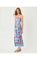 Noa Strapless Maxi Dress Starlight Navy In All Her Glory Engineered