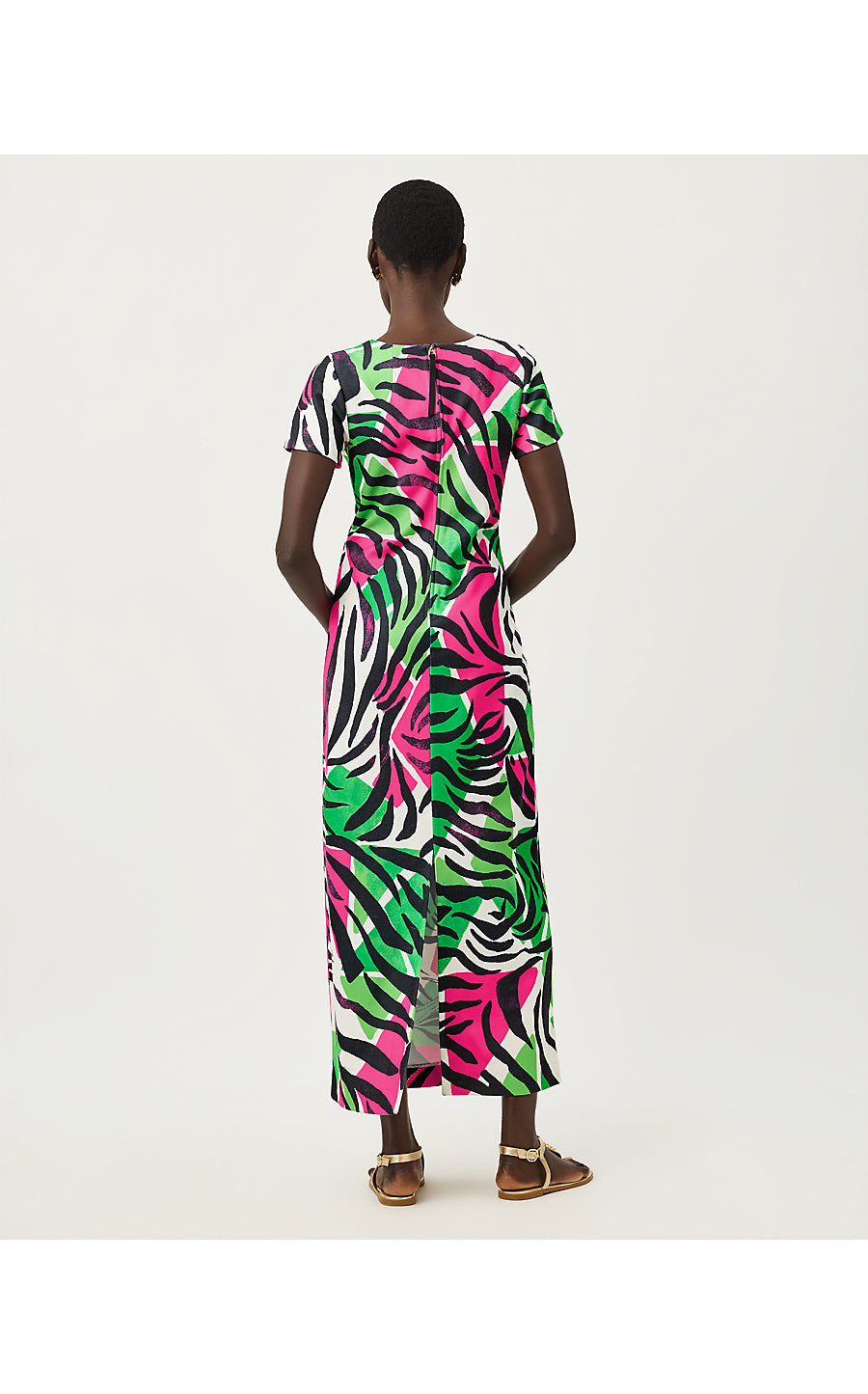 Sevie Maxi Dress Onyx Big Irv Engineered