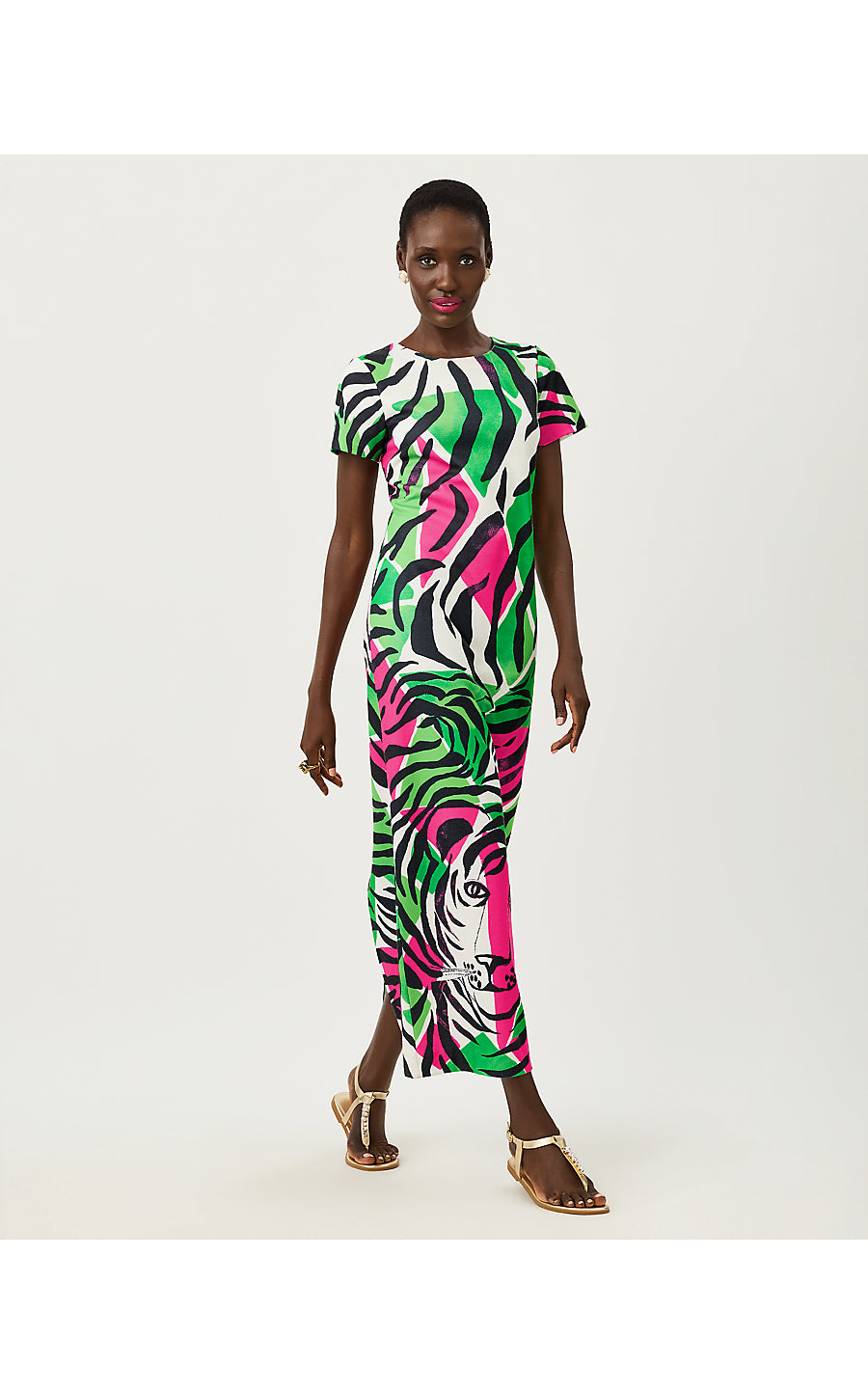 Sevie Maxi Dress Onyx Big Irv Engineered