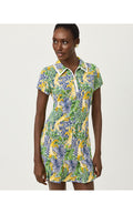 UPF 50+ Cayo Costa Pleated Dress Multi Lil Palm Prowl