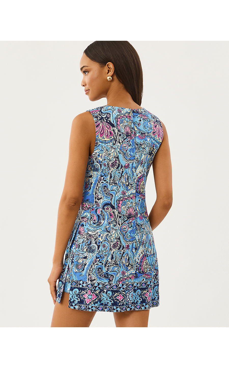 Paloma Shift Romper Multi Paisley Parade Engineered
