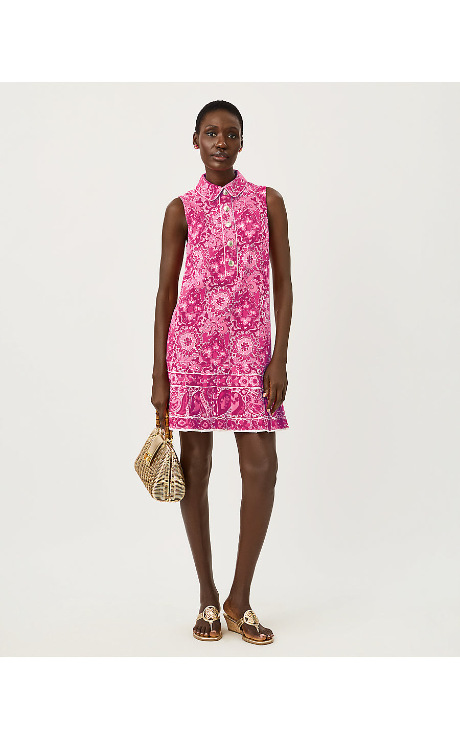Milana Dress Pink Aster The Casbah Engineered