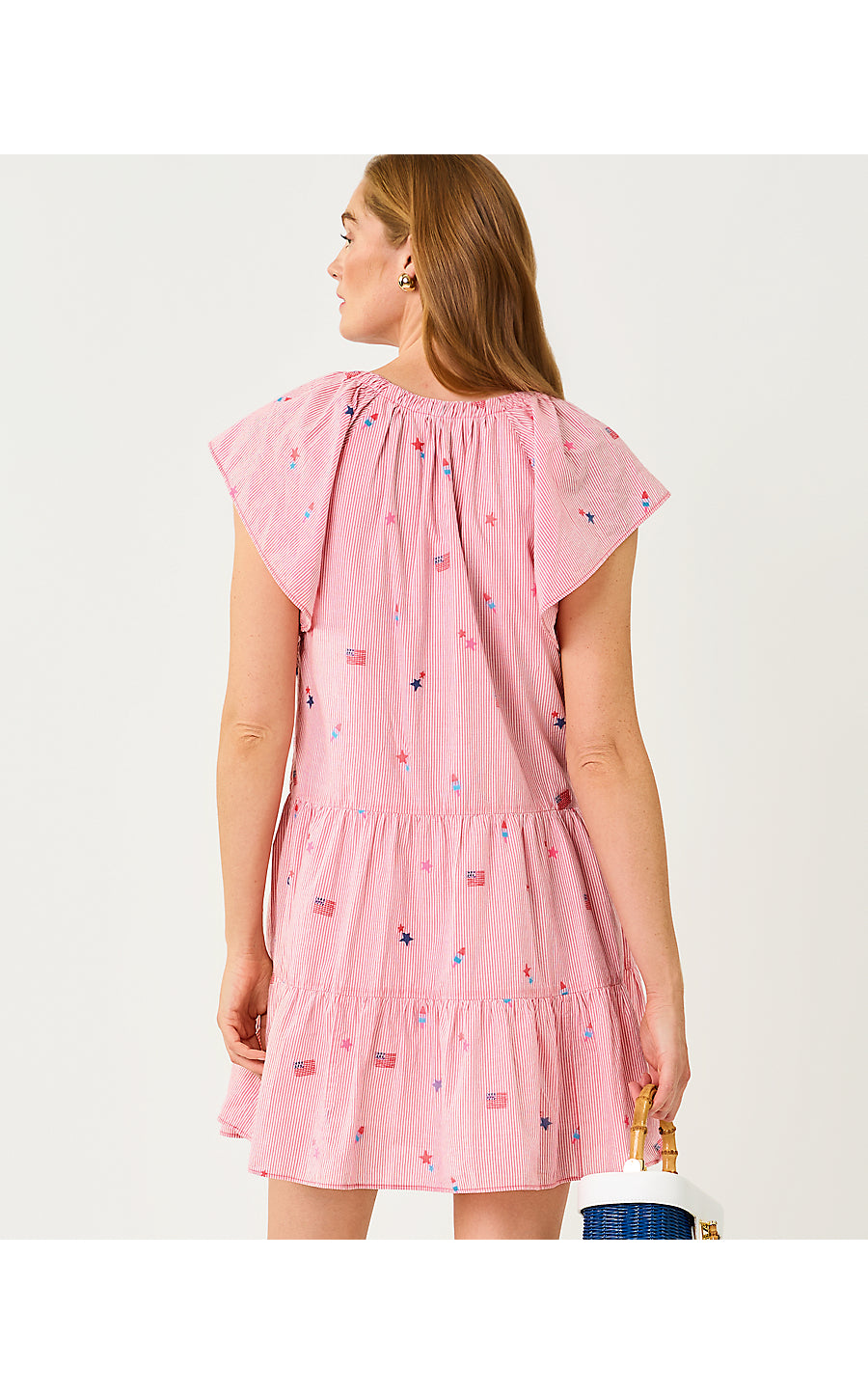 Norella Dress Paradise Punch Its A 250th Celebration Stripe