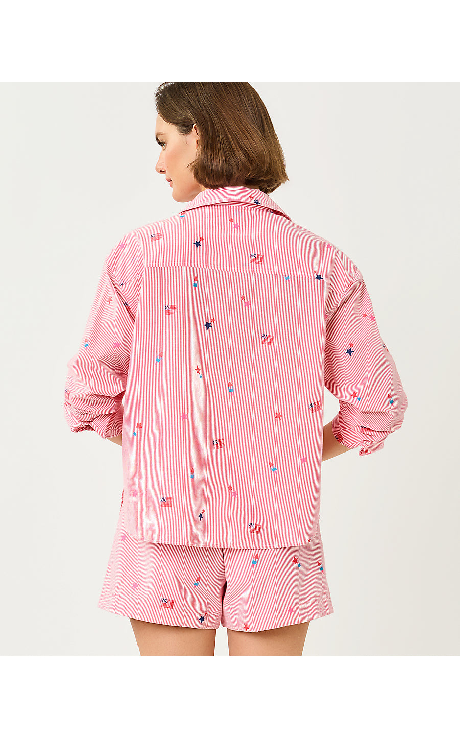 Bondi Button Down Paradise Punch Its A 250Th Celebration Stripe