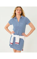Dune Short Sleeve Dress Starlight Navy St Tropez Stripe
