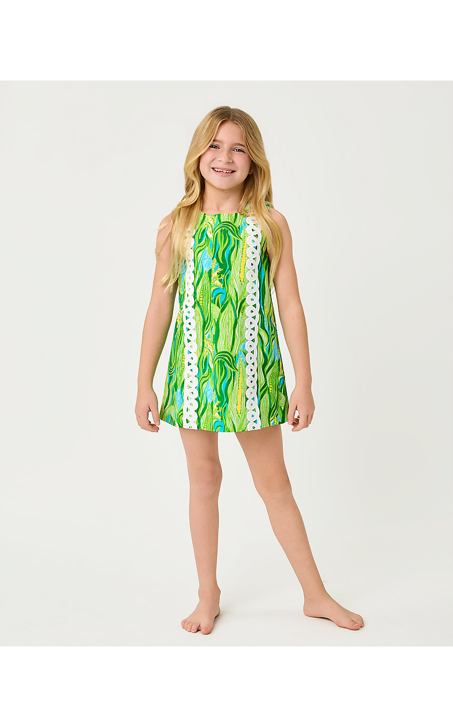 Little Lilly Classic Shift Turquoise Tide Sweet Corn