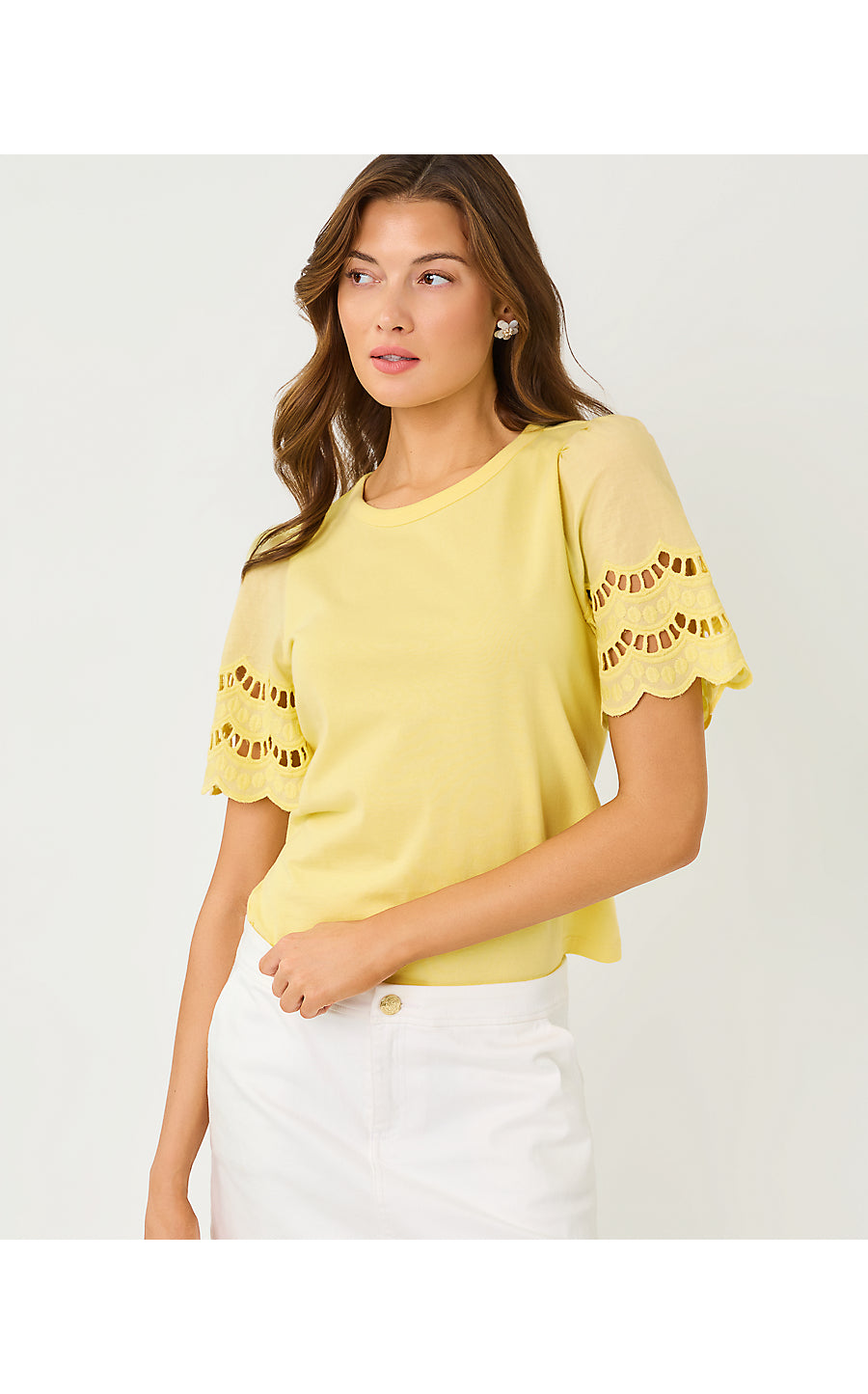 Sebene Knit Top Finch Yellow