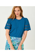 Sebene Knit Top Nassau Blue