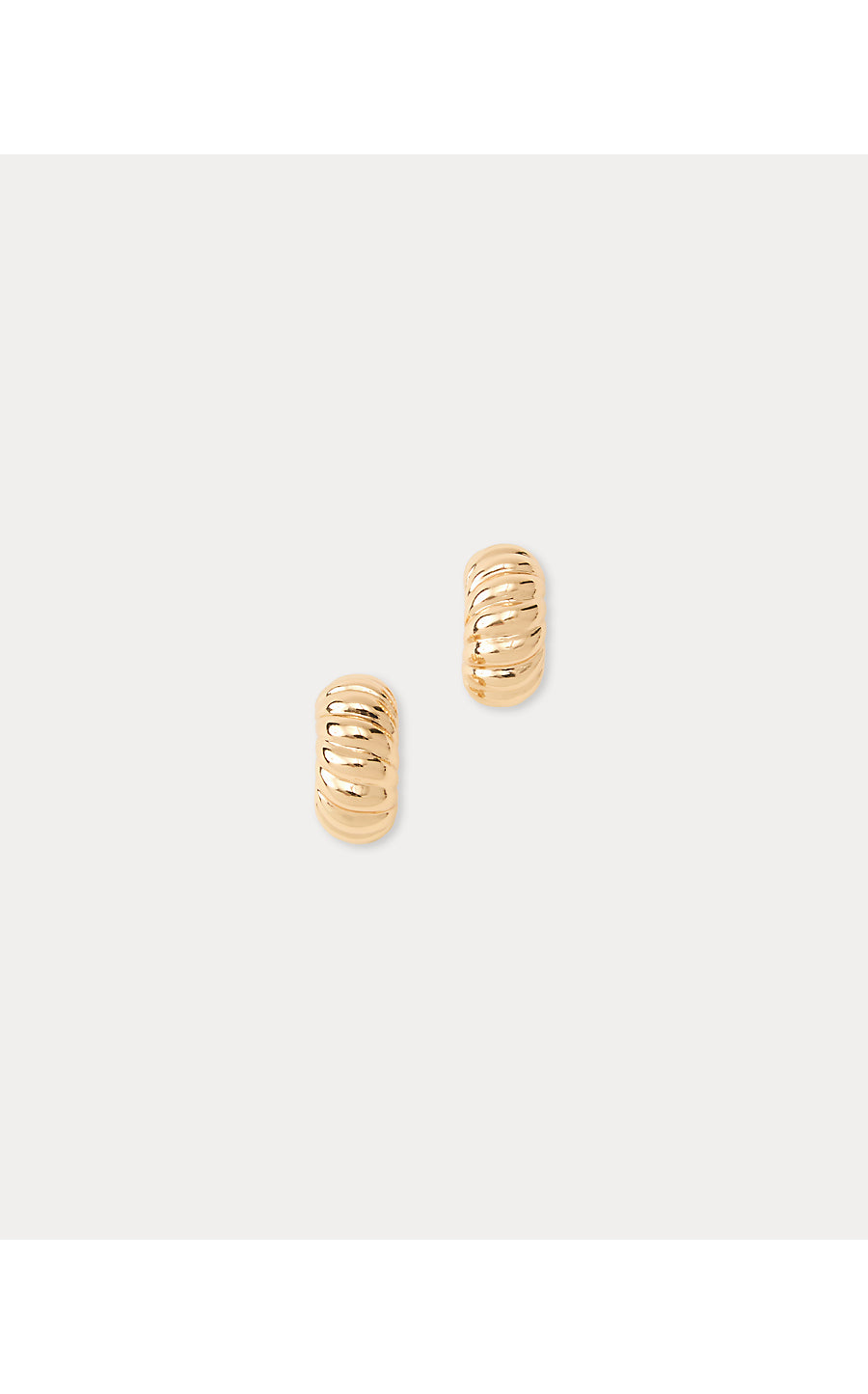Sympeony Earrings Gold Metallic