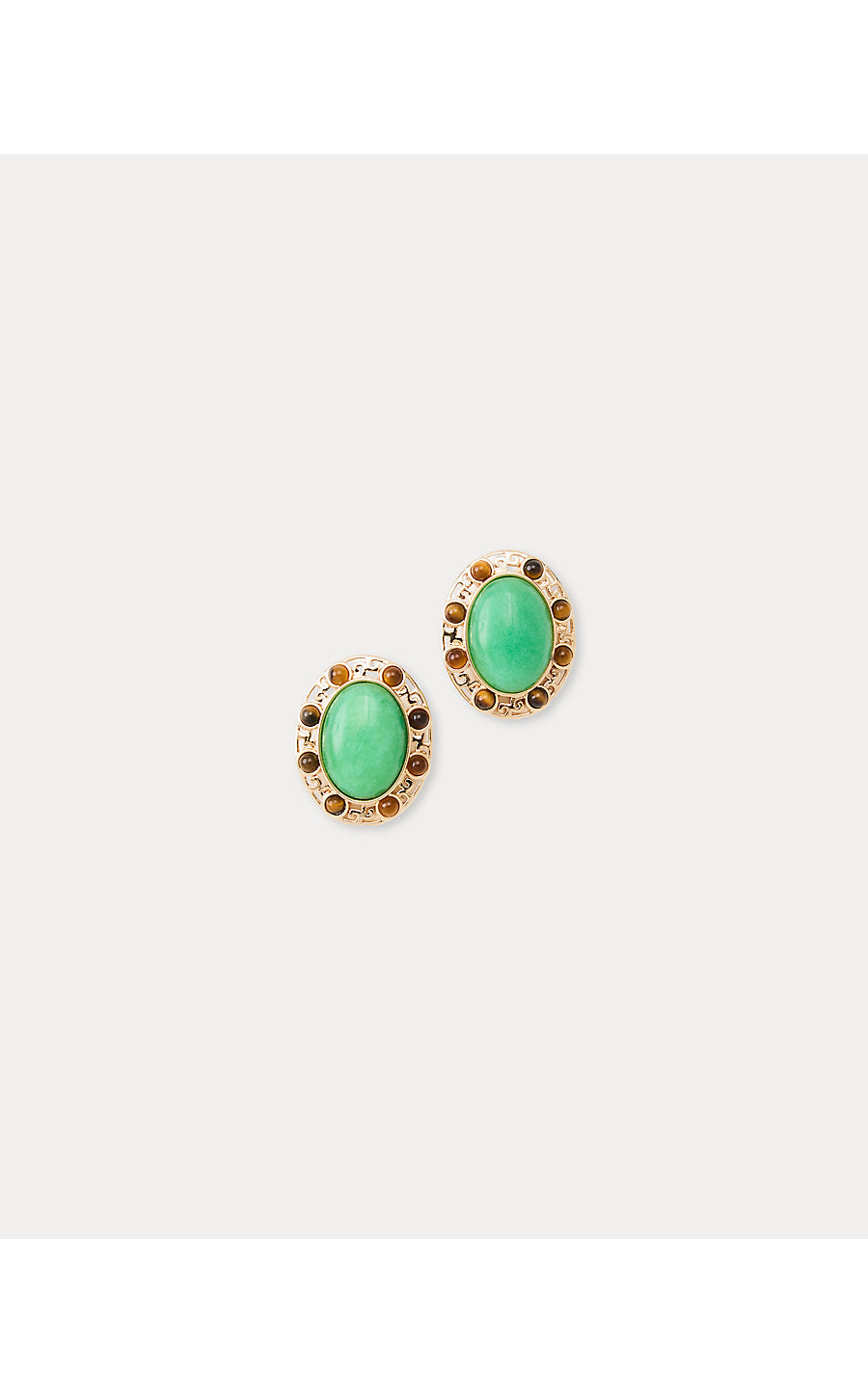 Via Palm Earrings Chateau Green