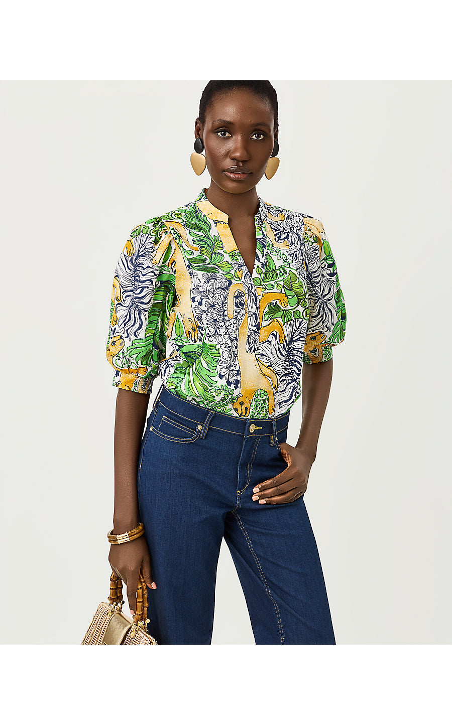 Mialeigh Top Multi Palm Prowl