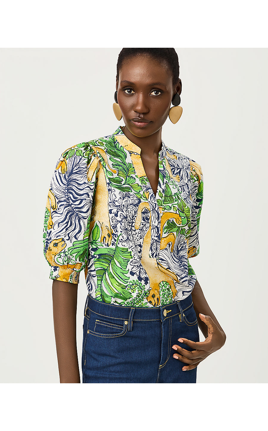 Mialeigh Top Multi Palm Prowl