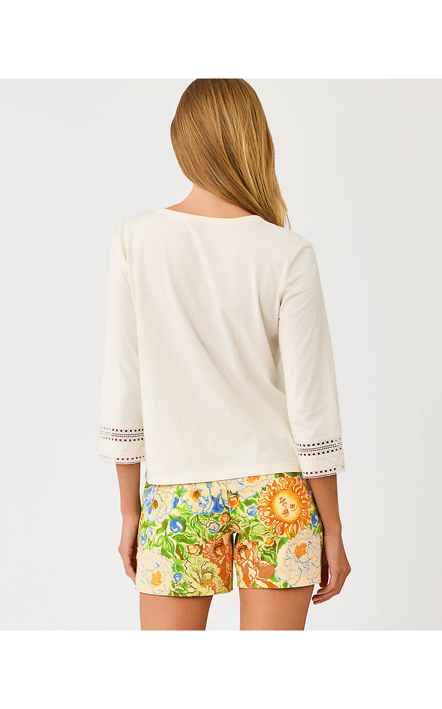 Clairmont 3/4 Sleeved Top Coconut