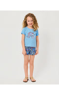 Mini Leva Short Multi Paisley Parade