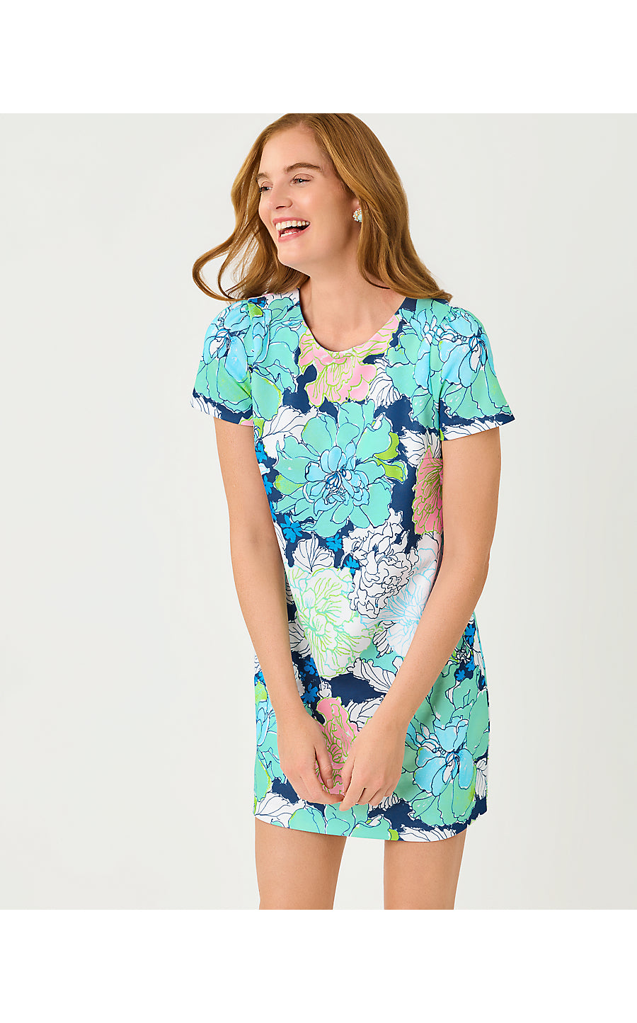 Melodie Skirted Romper Starlight Navy Tennessees Hibiscus