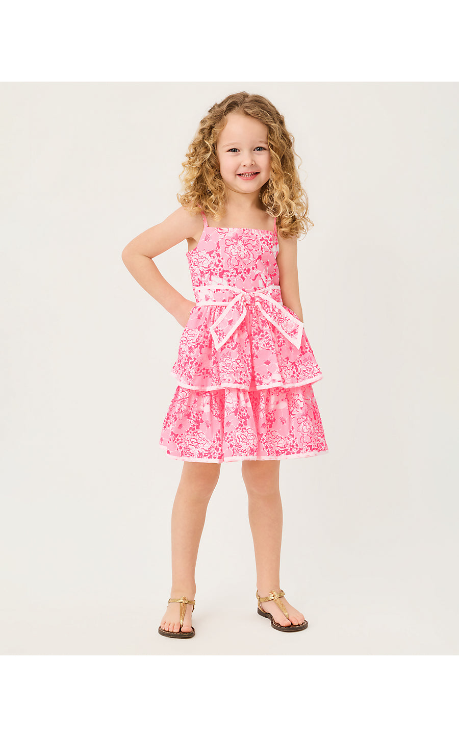 Ambie Ruffle Dress Conch Shell Pink Burst Of Joy