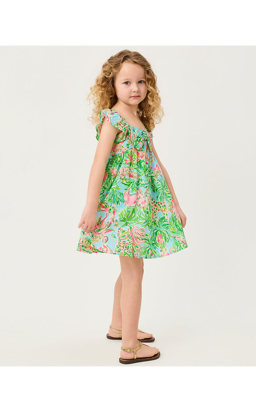 Anika Bow Dress Multi On Parade