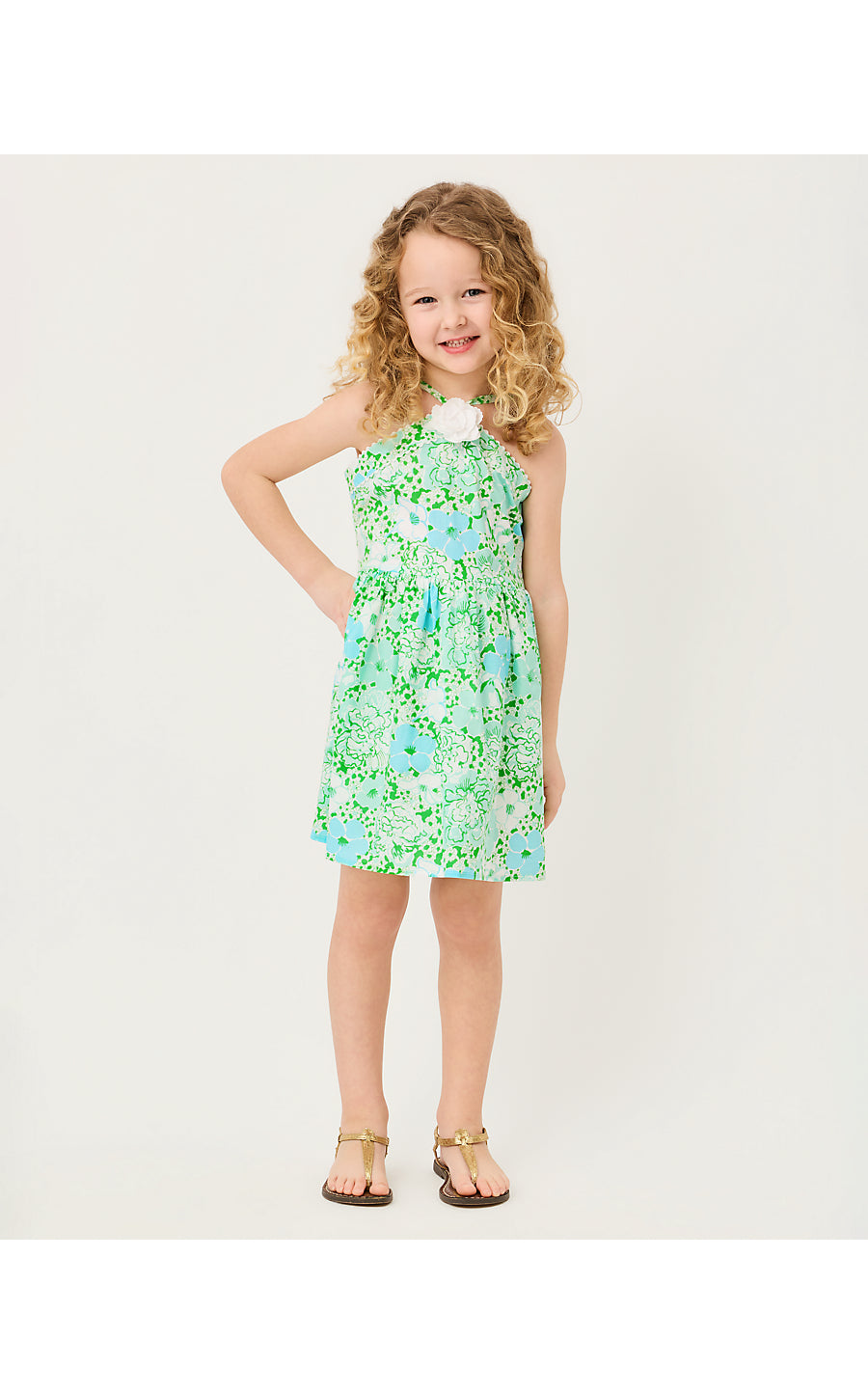Madelin Flower Dress Mint Condition Burst Of Joy