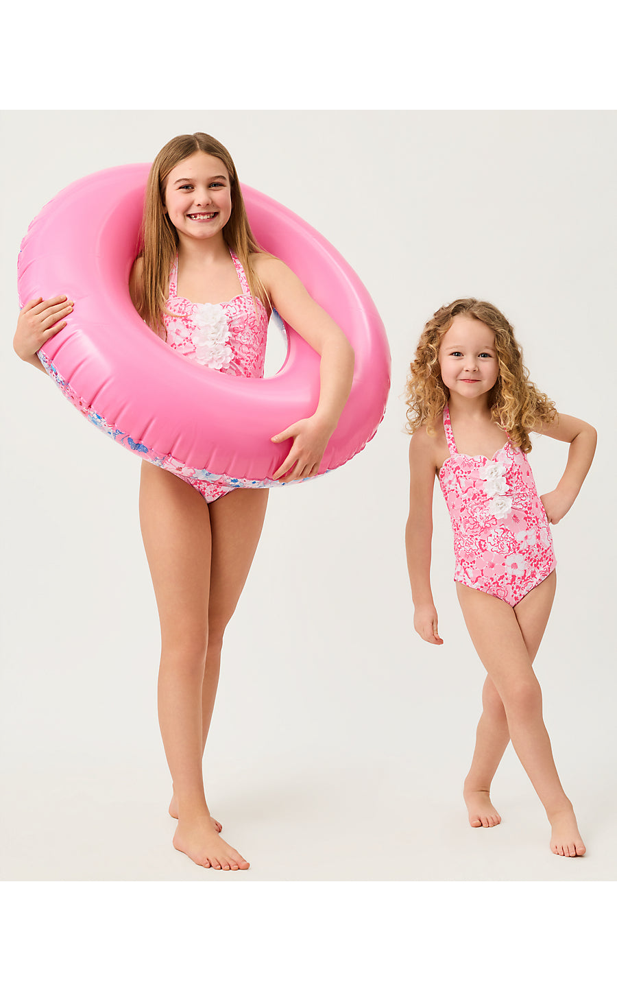 Maddie Flower Swimsuit Conch Shell Pink Burst Of Joy