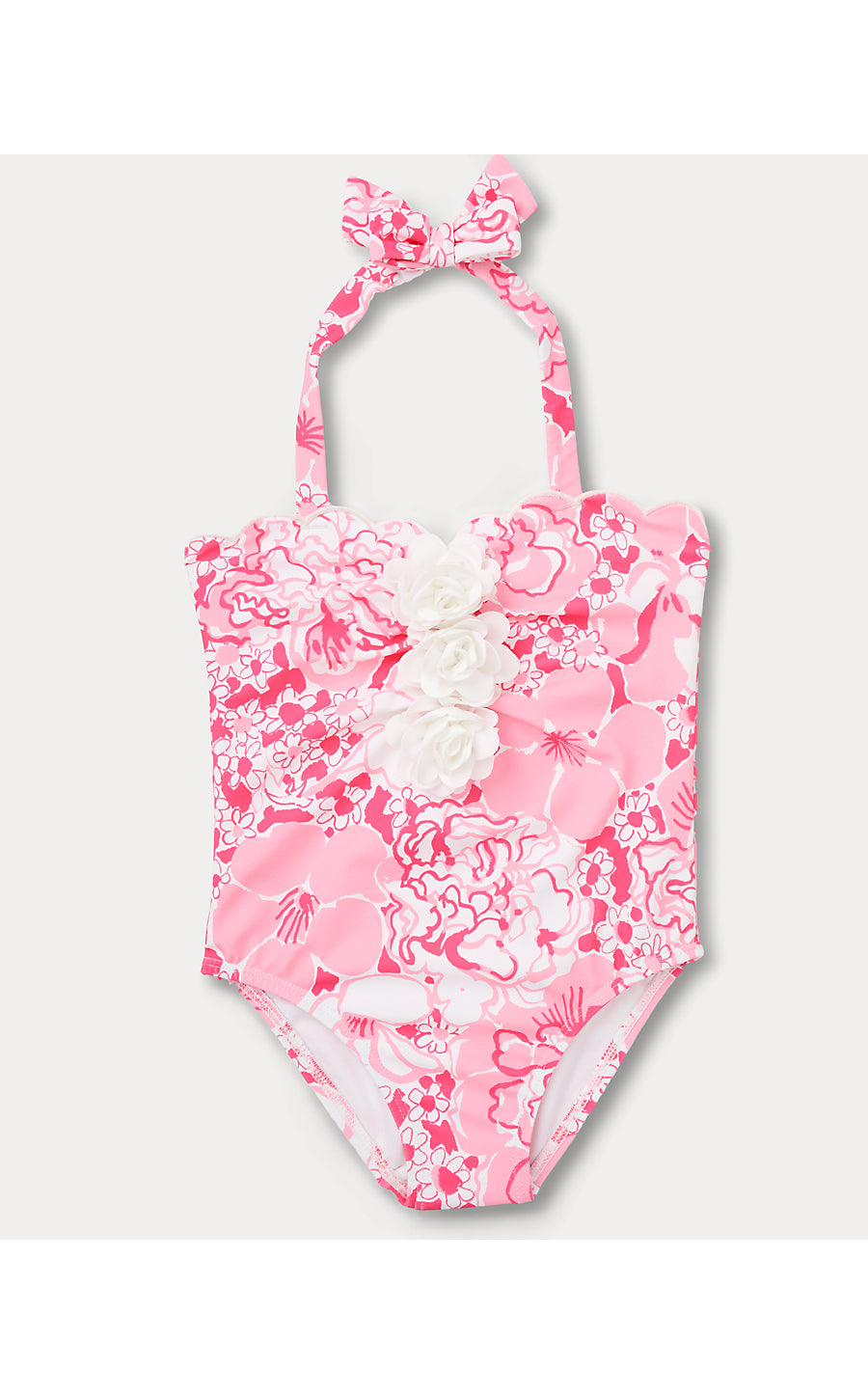 Maddie Flower Swimsuit Conch Shell Pink Burst Of Joy