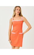 Isleen Skirted Romper Sunset Orange