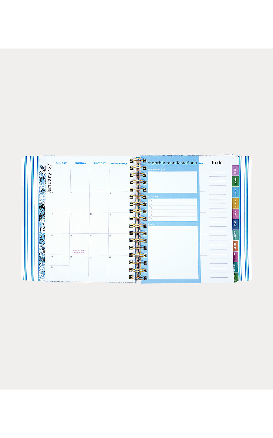 Agenda 17 Month Soft Cover Shell Shine
