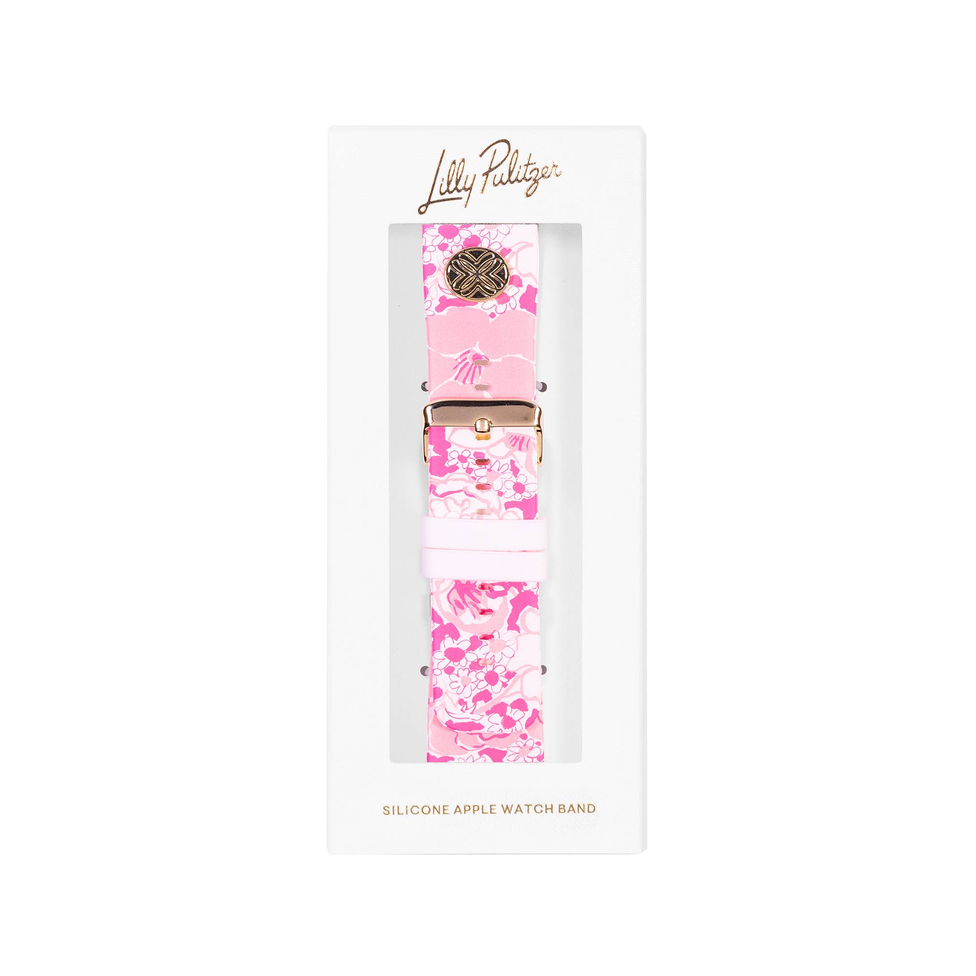 Silicone Apple Watch Band, Conch Shell Pink Burst of Joy