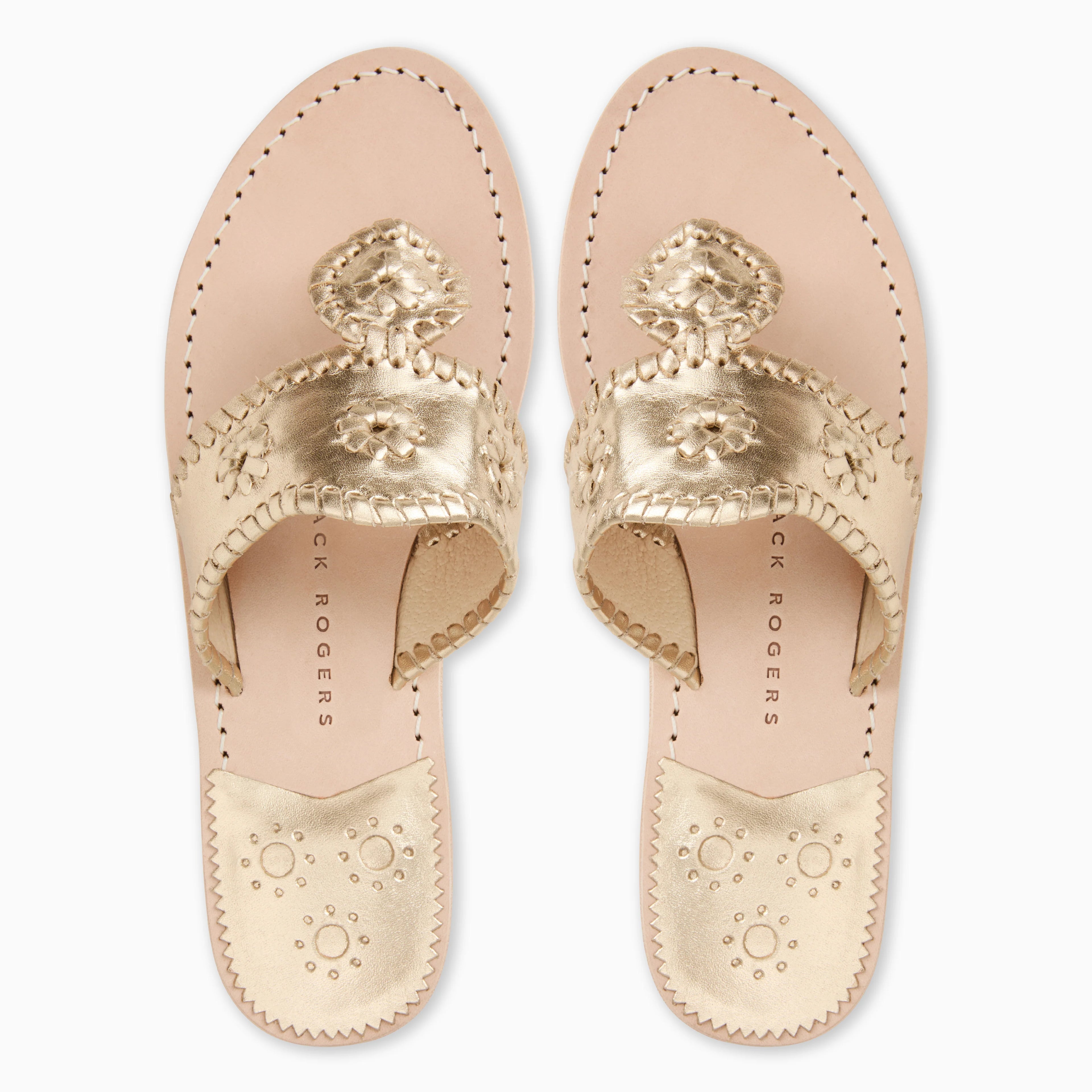 Jack Rogers Flat Sandal Platinum