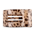 Flat Rectangle Hair Clip | Large | Blonde Tortoise