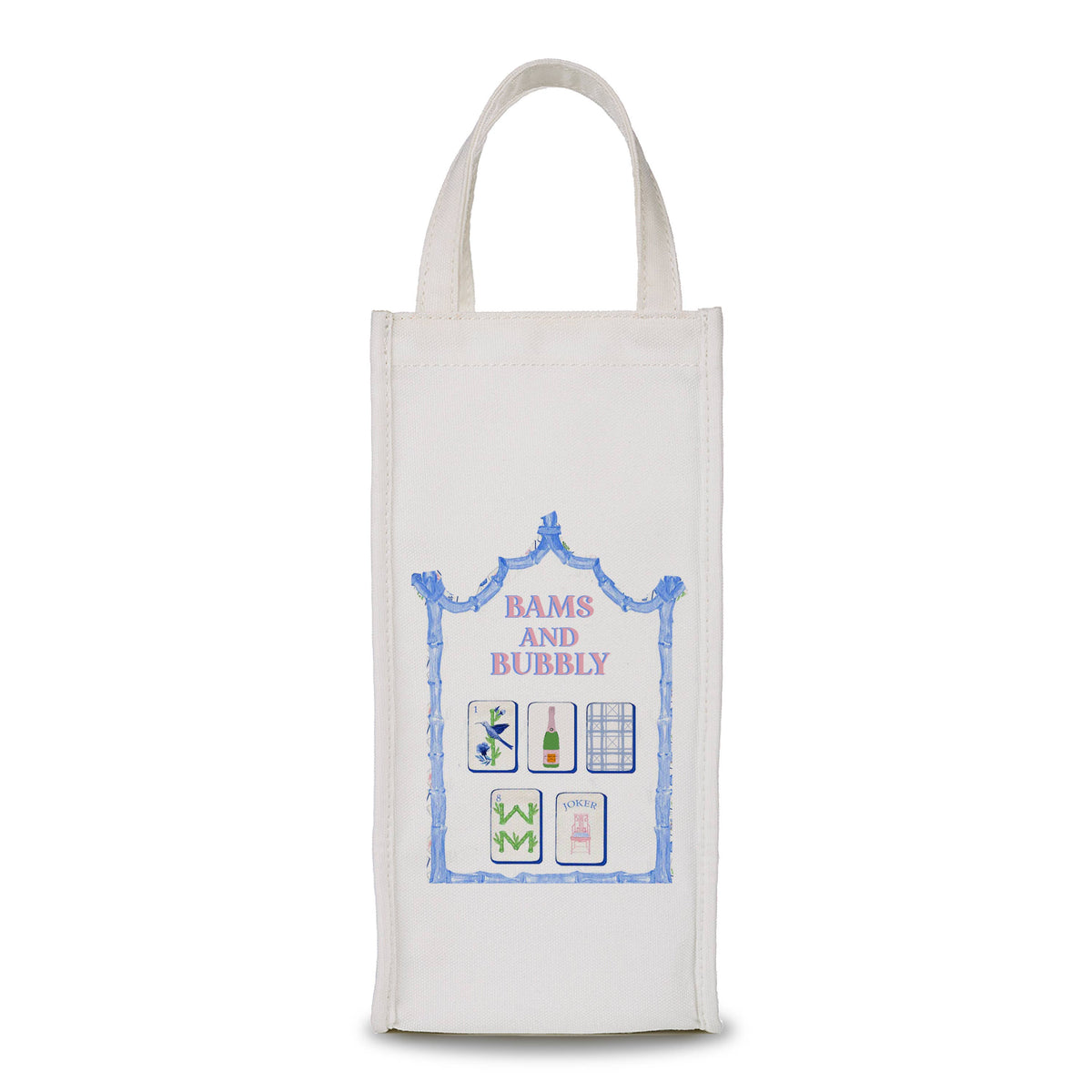 Wine Bag - Bams and Bubbly - Mahjong