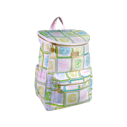 Backpack Cooler Sun Tiles Home