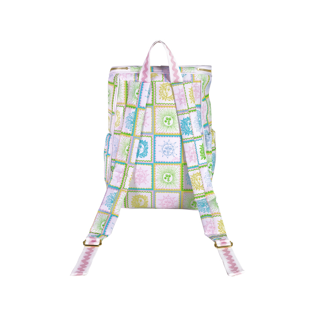 Backpack Cooler Sun Tiles Home