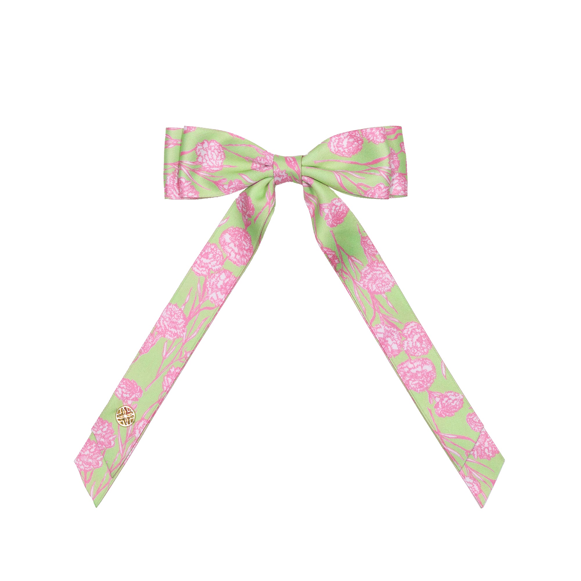 Bow Clip Pistachio Macaron