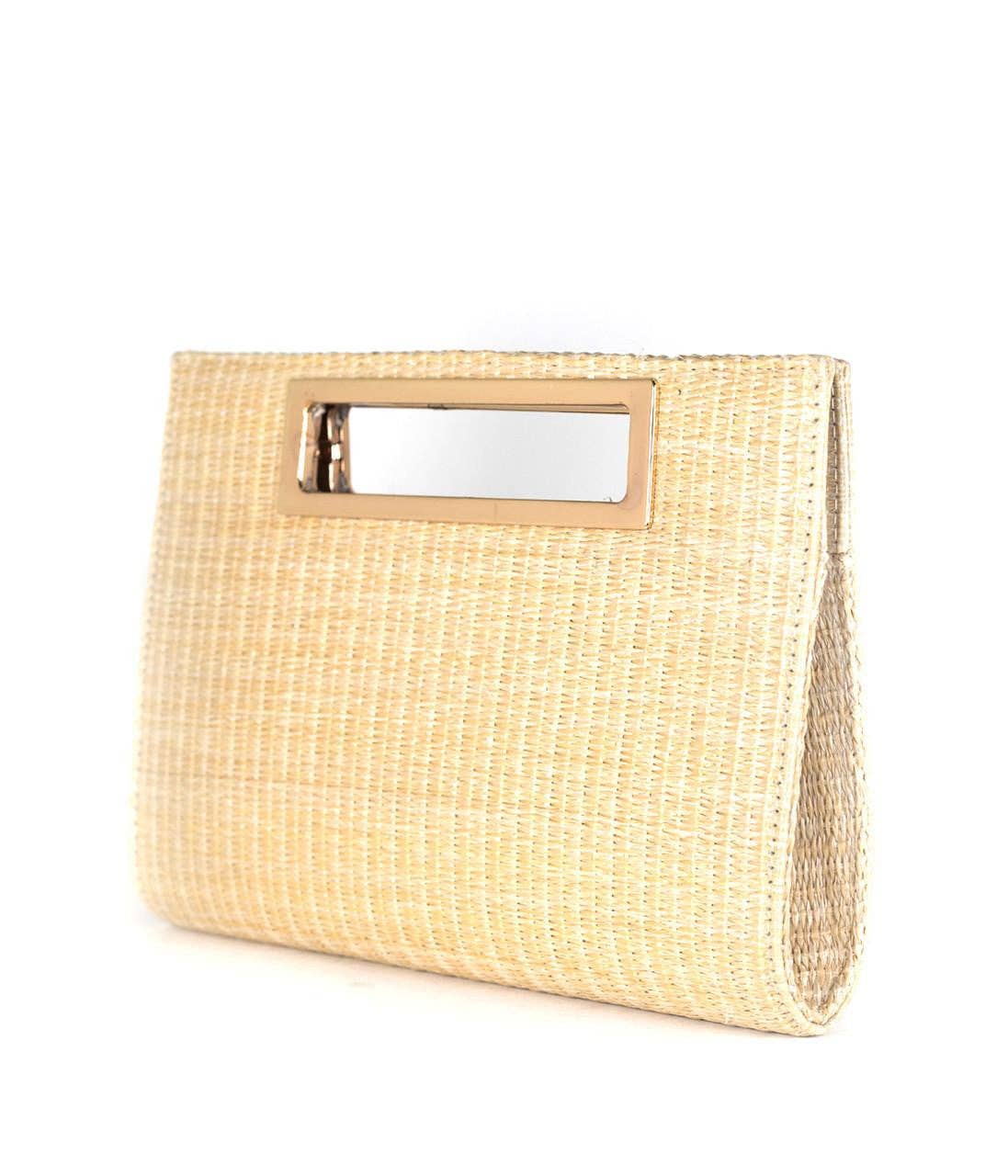 Chloe Clutch - Straw- WS