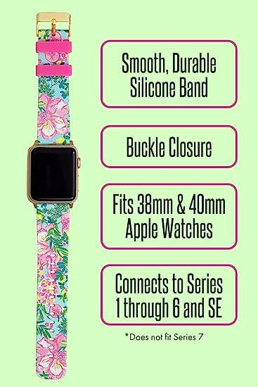 Silicone Apple Watch Band Fruity Flamingo