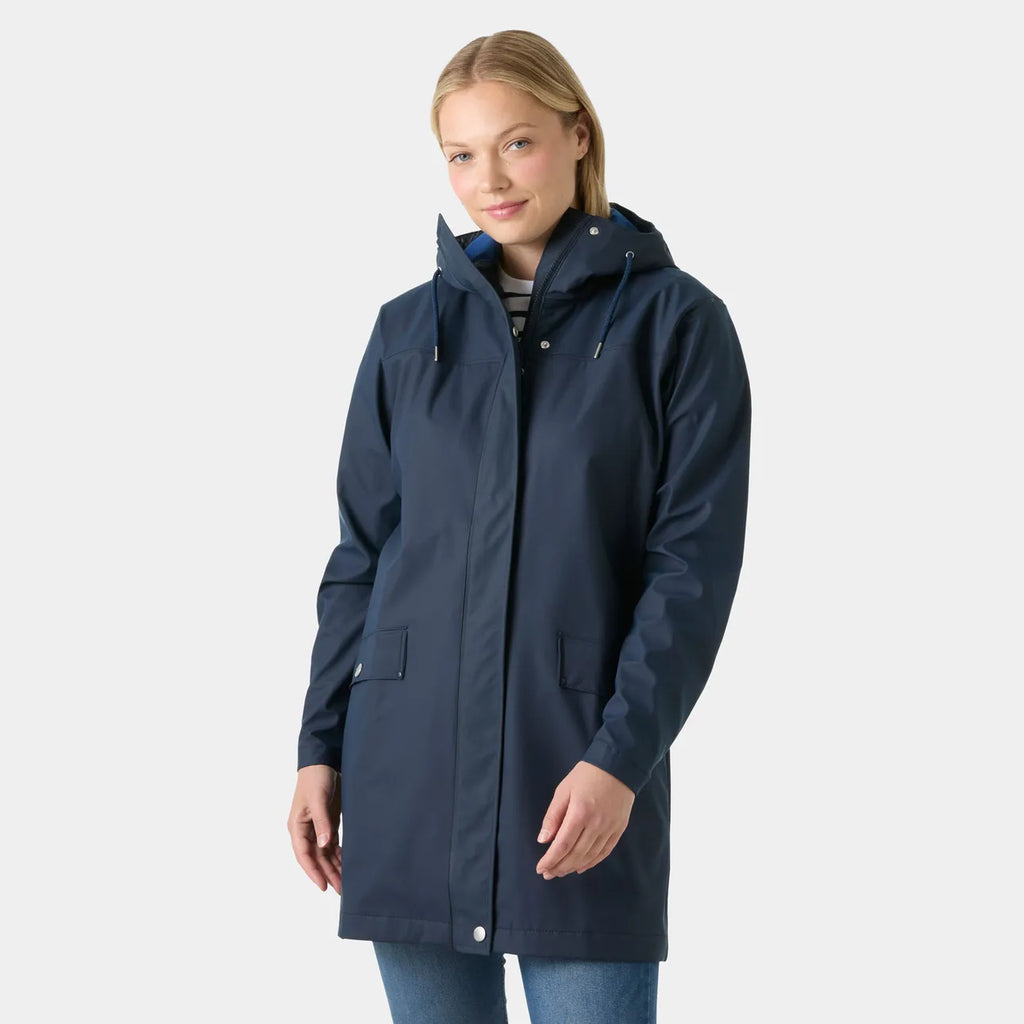 W Moss Rain Coat 597 Navy