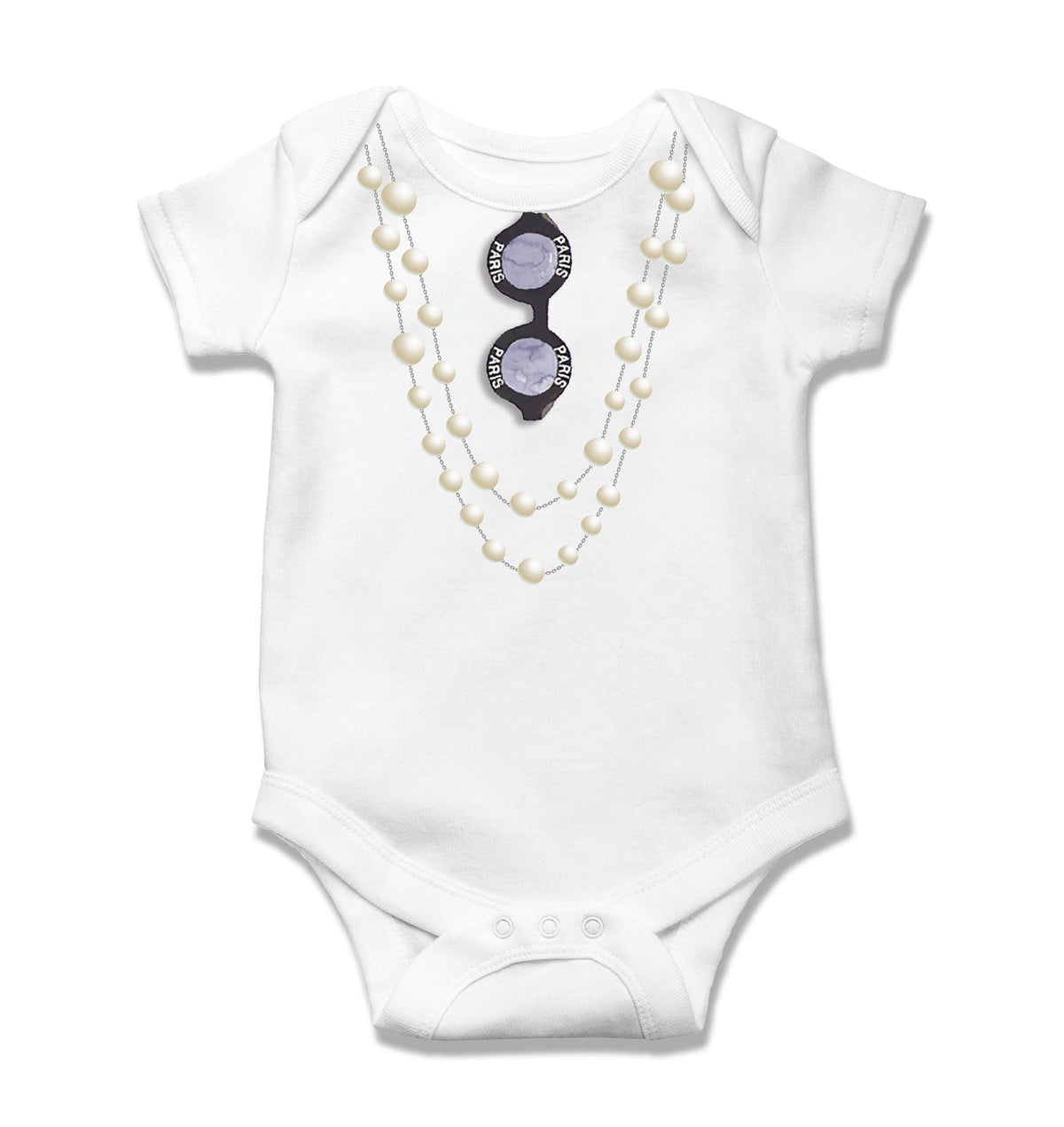 Baby Onesie - Pearl Necklace