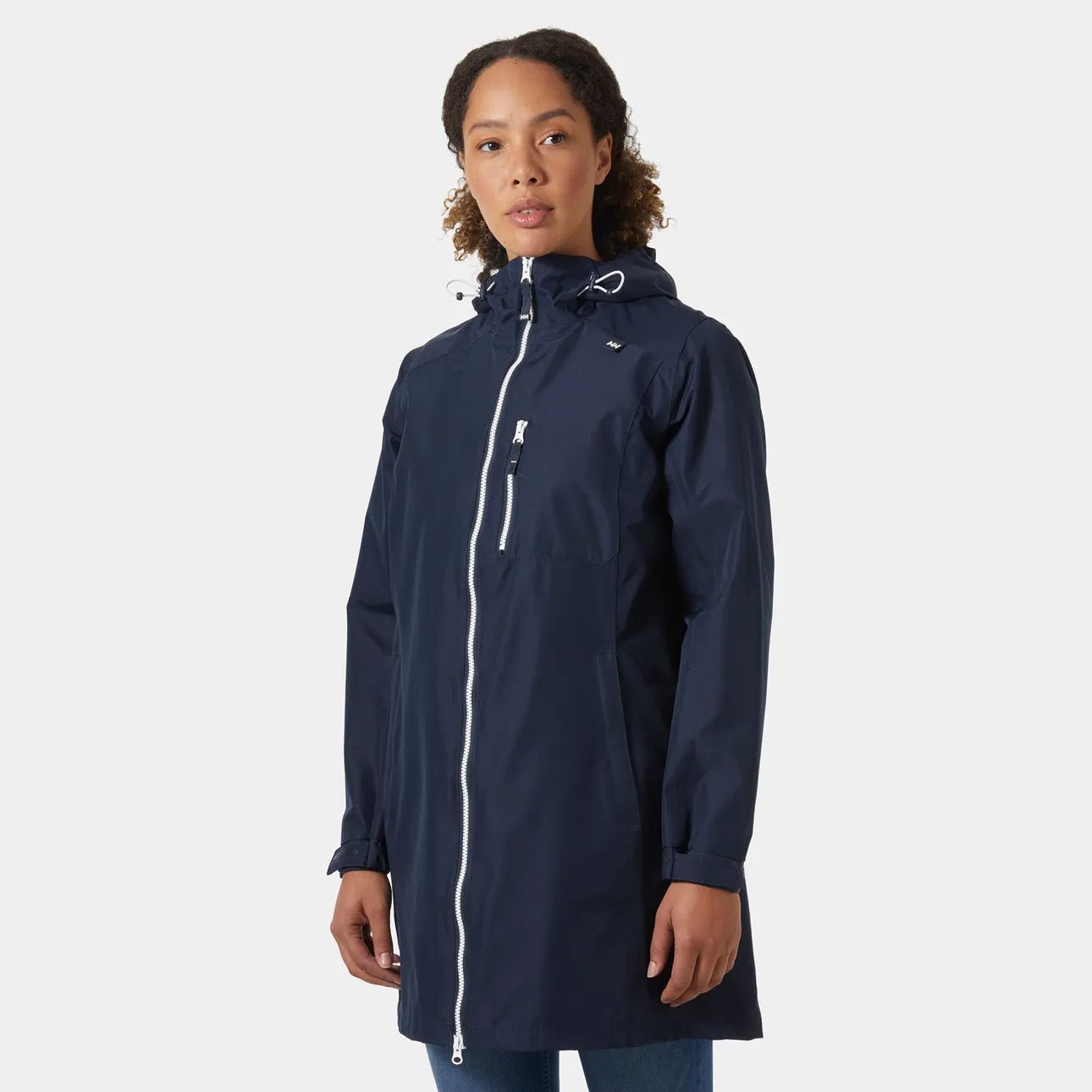 W Long Belfast Jacket 597 Navy