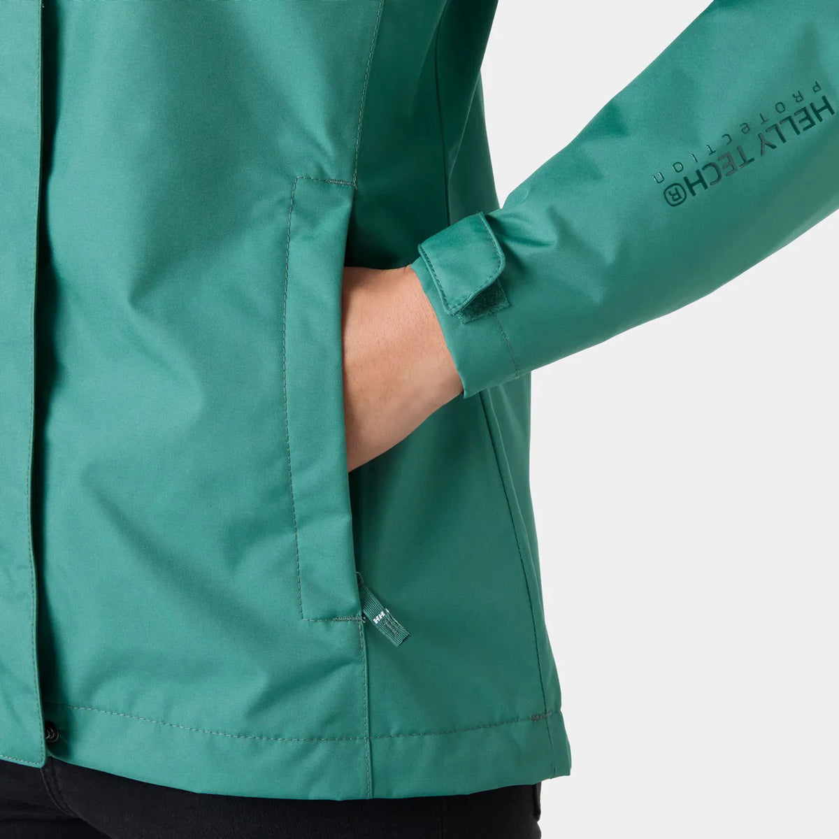 W Seven J Rain Jacket 494 Opal Green