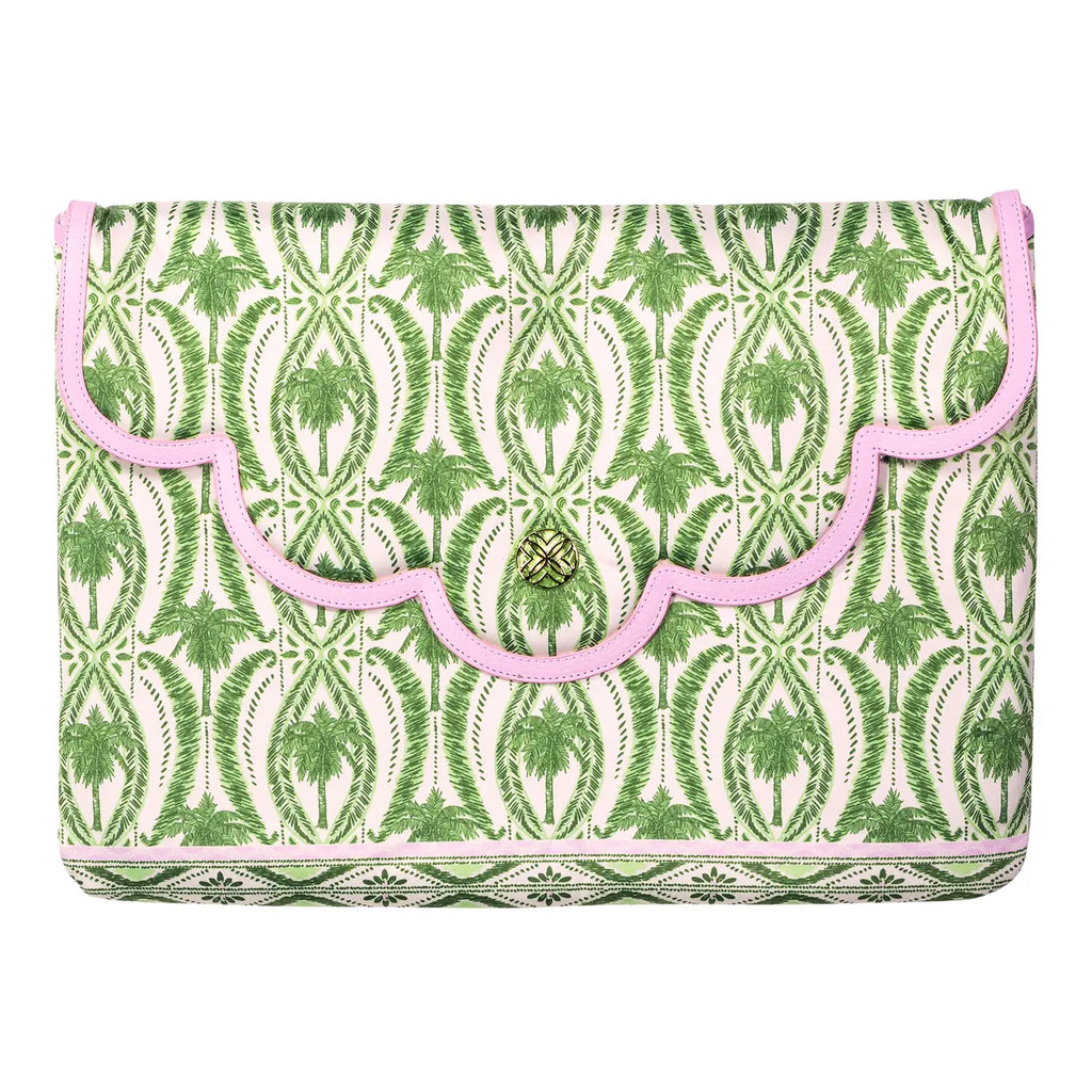 Laptop Sleeve, Textured Palm Stripe