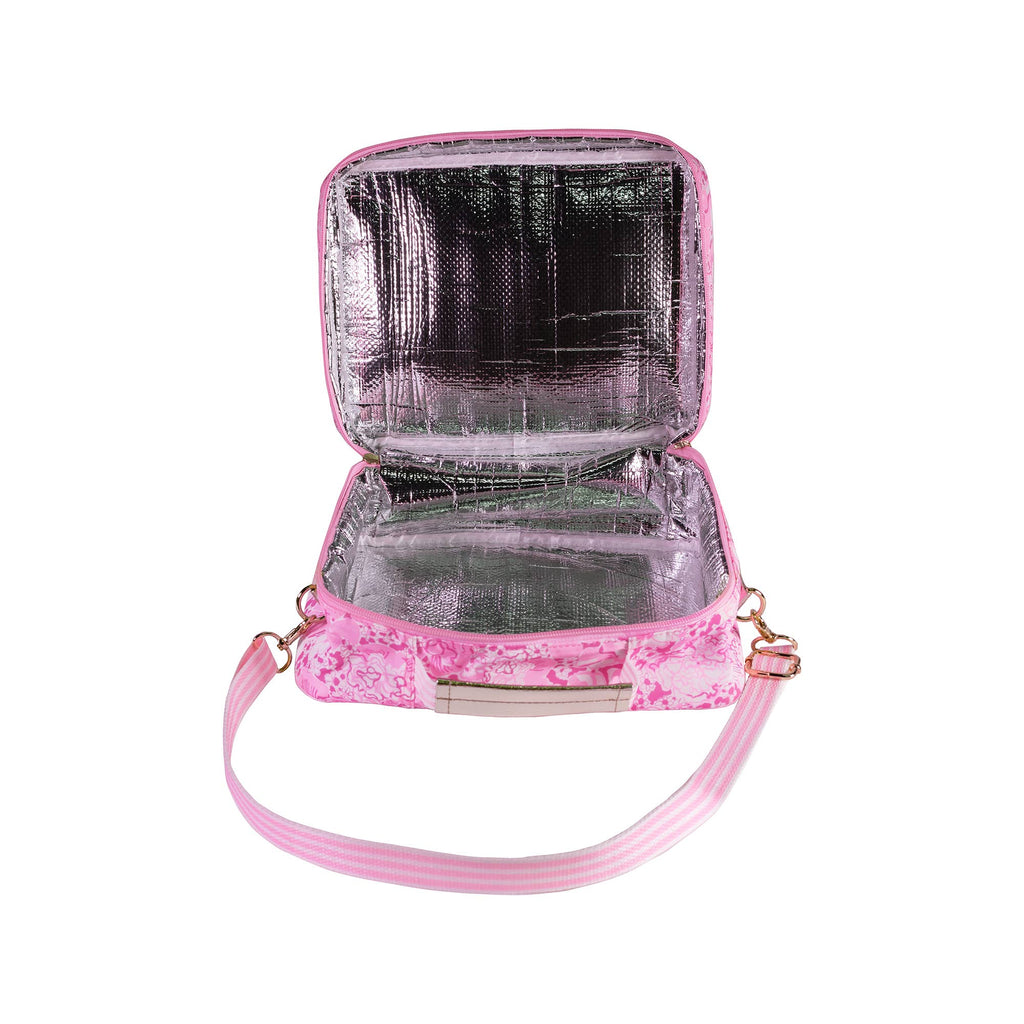 Lunch Bag, Conch Shell Pink Burst of Joy
