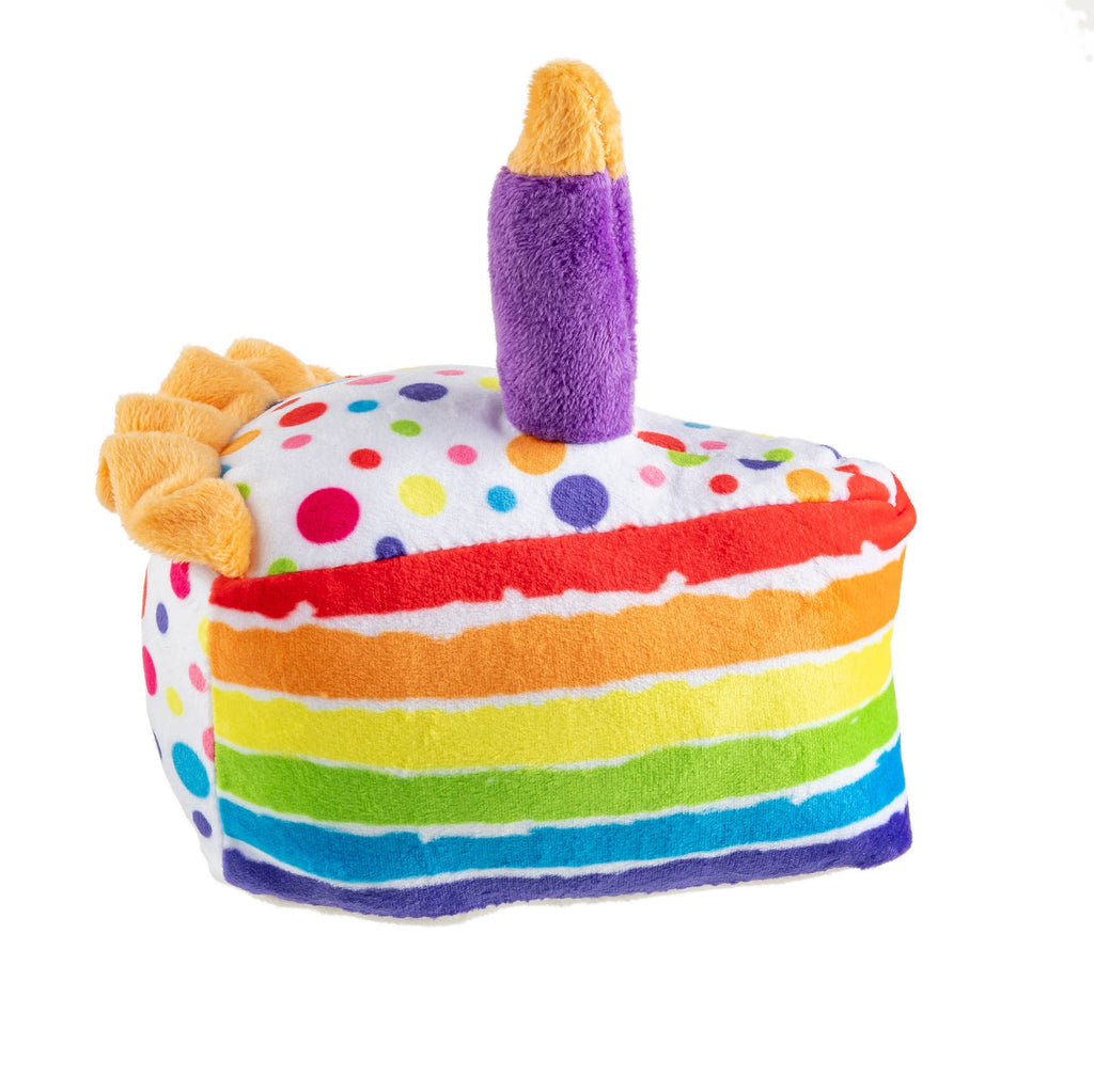 Birthday Cake Slice  | Squeaker Dog Toy
