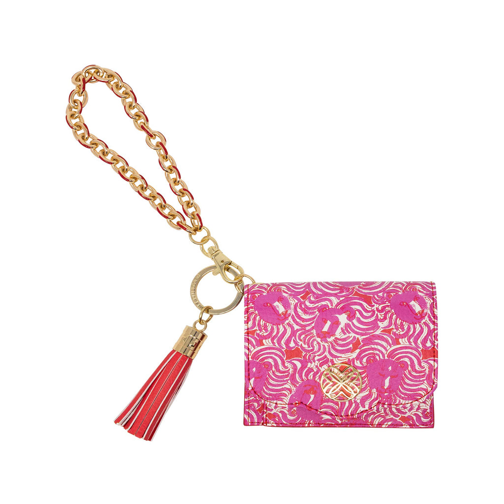 Snap Card Case, Strawberry Red Pride of Lilly