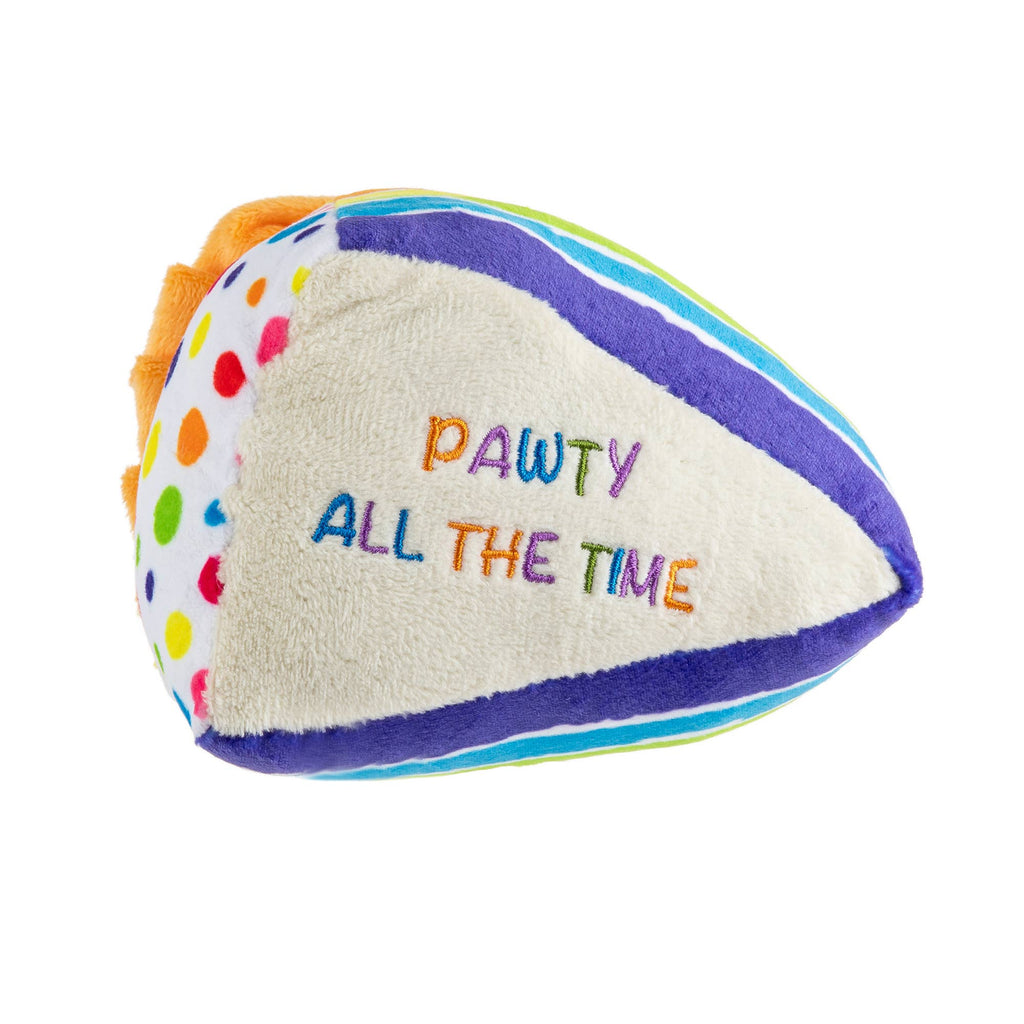 Birthday Cake Slice  | Squeaker Dog Toy