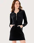 ELENI VELOUR DRESS
